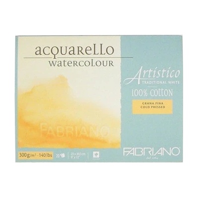 Fabriano Artistico Cold pressed 23x30,5cm 300g blok pro akvarel