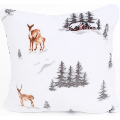 MKLuzkoviny.cz mikroplyš Exclusive Zimní les 40 x 40 cm – Zboží Dáma