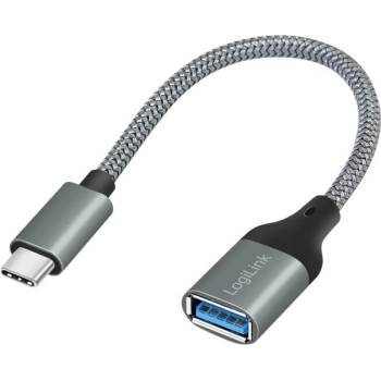 LogiLink USB 3.2 Gen1 Type-C адаптер, C/M-USB-A/F, OTG, алуминий, 0, 15 м (CU0106) (CU0106)