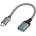 LogiLink USB 3.2 Gen1 Type-C адаптер, C/M-USB-A/F, OTG, алуминий, 0, 15 м (CU0106) (CU0106)