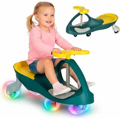 KIK Gravitační jezdítko LED zelenožluté – Zboží Dáma