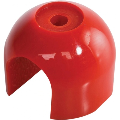 Díl k přichycení lana k stěně červený .