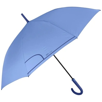 Дамски автоматичен голф чадър Perletti Time 26291, Синьо-лилав