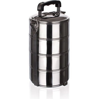 BANQUET Nerezový jídlonosič 4dílný 48220004