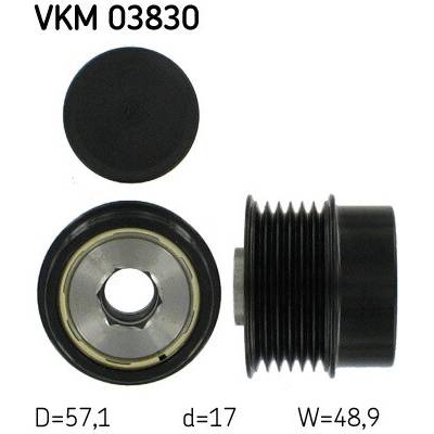 Voľnobeżka alternátora SKF VKM 03830