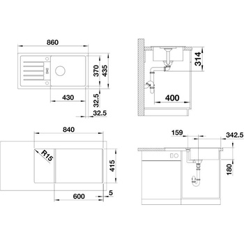 Image 1 of BLANCO FAVUM XL 6 S (526082)