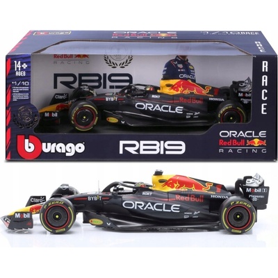 BBURAGO ZÁVODNÉ VOZIDLO F1 Red Bull Racing RB19 Max Verstappen model 18-38083 1:43