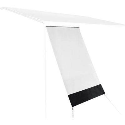 Stěna Bo-Camp Front wall sun protect 2,5 x 1,75 m šedá