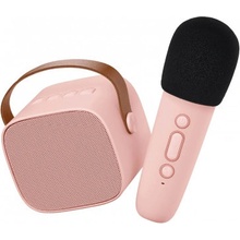 Lalarma Bluetooth Karaoke set Mikrofon a Reproduktor Rose