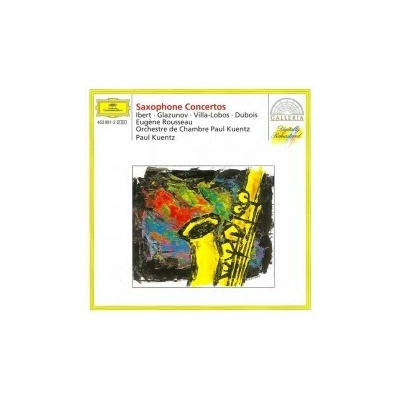 Ibert/Glazunov/Lobos - Saxophone Concertos CD