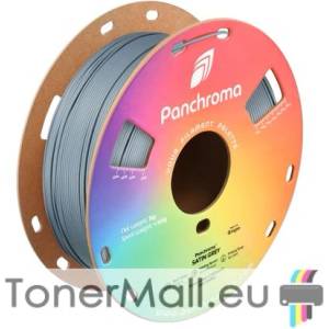 Polymaker PLA филамент Polymaker Panchroma Satin PLA, 1.75 mm, 1.0 kg, Grey - tonermall