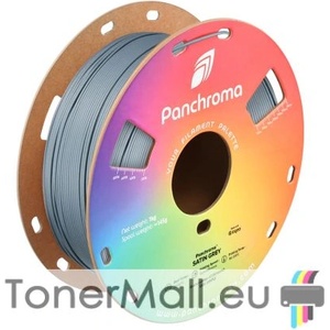Polymaker PLA филамент Polymaker Panchroma Satin PLA, 1.75 mm, 1.0 kg, Grey - tonermall