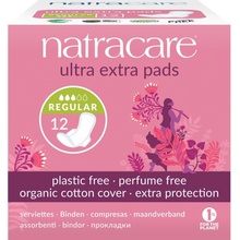 Natracare Ultra Extra Normal dámske vložky s krídelkami 12 ks