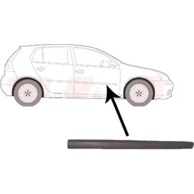 Pravá přední ochranná lišta dveří VW Golf 5 / 2003-2009