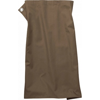 CG Workwear Klasická číšnická zástěra Pizzone se 2 očky Hnědá CGW128