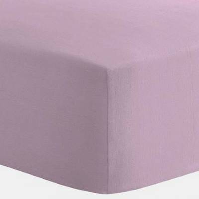 TiaHome Prostěradlo jersey světle fialové 90x200