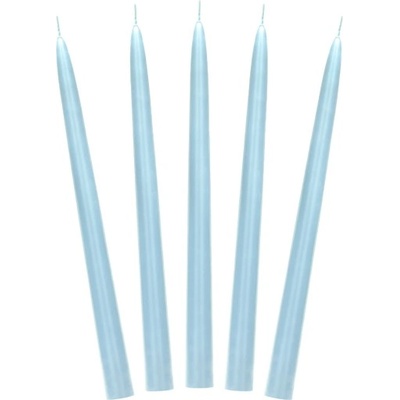 Party Deco Декоративна Свещ В Светло Синьо