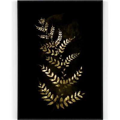 Plakát / Obraz Gold 30 x 40 cm Tiskové plátno