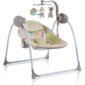 Cangaroo Електрическа люлка Cangaroo - Baby swing+, капучино (108845)