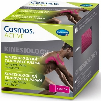 Cosmos Active Kinezio růžová 5 cm x 5 m