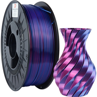 3DPower PLA Dual Silk Fialová-modrá 1.75mm 1kg