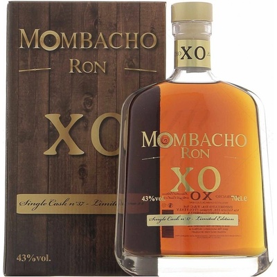 Mombacho XO 43% 0,7 l (holá láhev)