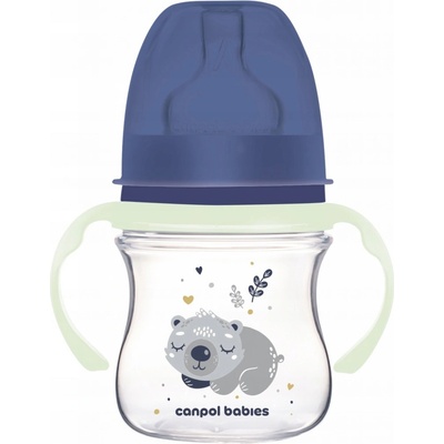 Canpol Babies Antikoliková fľaša EasyStart sleepy koala ružová 120 ml
