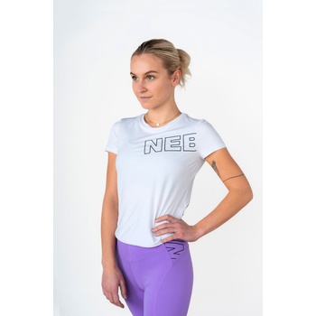NEBBIA FIT Activewear dámske tričko biela