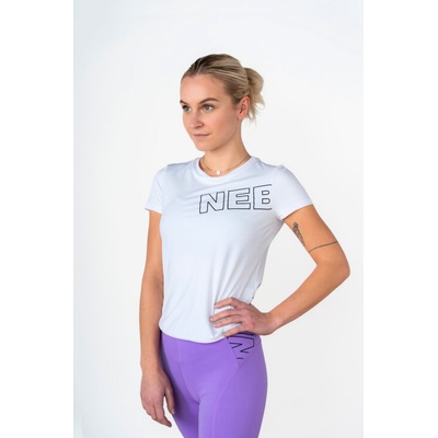 NEBBIA FIT Activewear dámske tričko biela