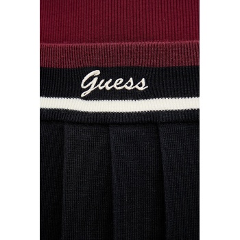 Guess Вълнена пола Guess SABINA в тъмносиньо къса разкроена V5BD02 Z1152 (V5BD02.Z1152)