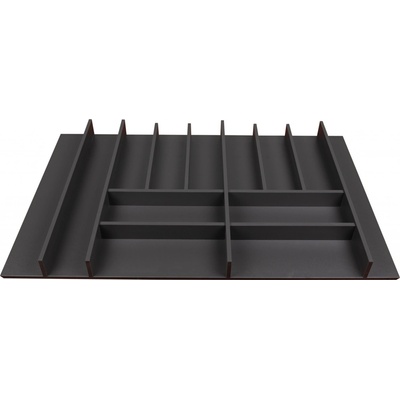 Příborník Elletipi Wood Line pro zásuvky 90 cm, černý buk,PLA O50090 BLT18