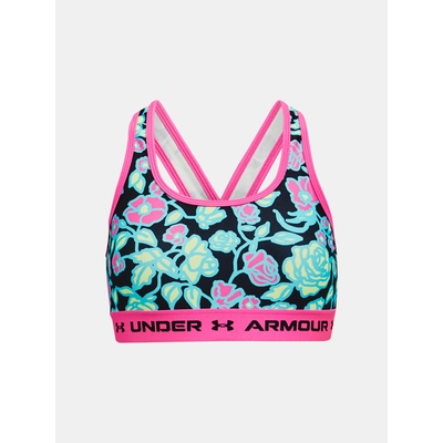 G Crossback Mid Printed Детски сутиен Under Armour | Cheren | Момичешки | 160