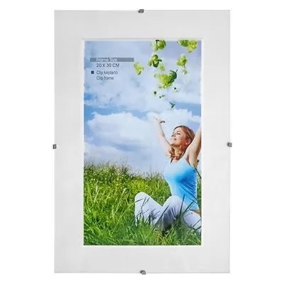 Рамка за снимки, с щипка, със стъкло, 60x80 cm 200-6618 (200-6618)