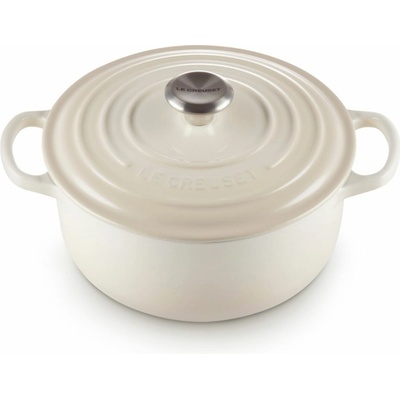 Le Creuset Kastrol SIGNATURE 20 cm 2,4 l MERINGUE litina