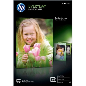 HP original Everyday Glossy photo paper white 200g-m2 100x150mm 100 sheets 1-pack (CR757A)