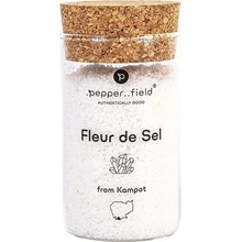 Pepper..field Soľný kvet Fleur de Sel v sklenenej dóze 160 g