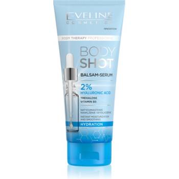 Eveline Cosmetics Body Shot 2% Hyaluronic Acid дълбоко хидратиращ балсам за суха кожа 200ml