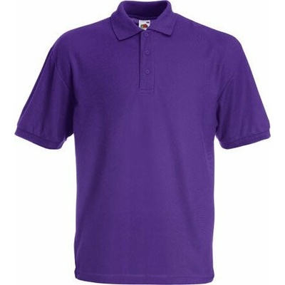 Fruit of the Loom pánská směsová polokošile F502 Fialová