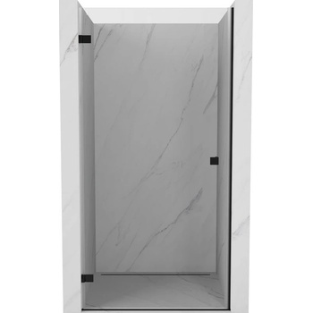 Mexen Lunar-B лява врата за душ, 45 см, прозрачна, черна - 832-045-000-70-00-L (832-045-000-70-00-L)