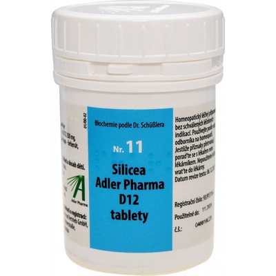 Adler Pharma Schüsslerovy soli Nr.11 Silicea D12 400 tablet
