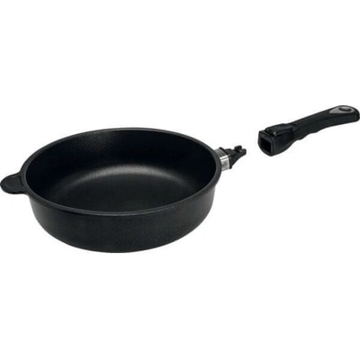 AMT Gastroguss Liatinová panvica vhodná na indukciu s odnímateľnou rukoväťou 24 cm