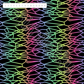 Neon polygon úplet by MIMI