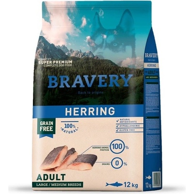 Bravery Adult Large & Medium Herring 15 kg