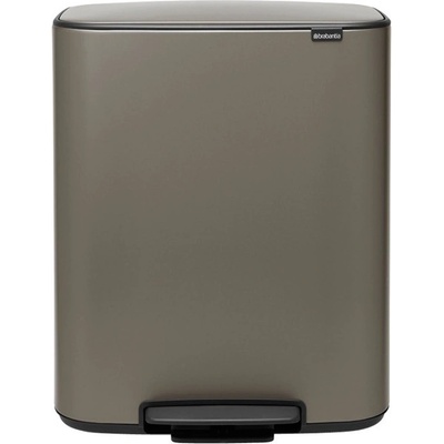 Brabantia Bo Brabantia platinový 2 x 30 l