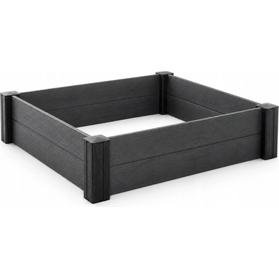 Keter Plastový záhon Vista Modular šedá 121,5 x 121,5 x 27 cm