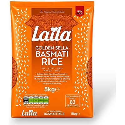 Laila Foods Zlatá Sella Basmati rýže 5 kg