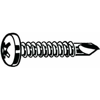 MaxxFast S křížovou drážkou a vypouklou hlavou MaxxFast DIN 7504 M-H Nerezocel A2 ST3,5X19MM