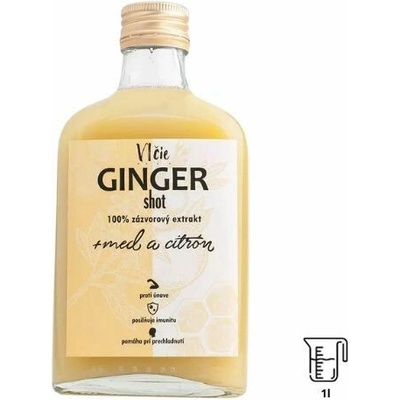Vlčie Ginger shot Med & Citrón 1 l