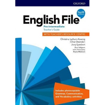 English File Fourth Edition Pre-Intermediate Teacher´s Book with Teacher´s Resource Center