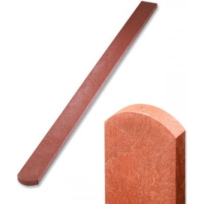 TRANSFORM Plastová plotovka 78x21, 1,2 m, s půlkulatou hlavou, C